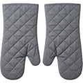 Flins Quilted Cotton Oven Mitt Pair Slate